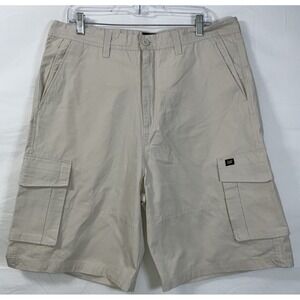 NWT Men's Caterpillar CAT Workwear Cargo Shorts Stone - Size 38" X‎ 11"